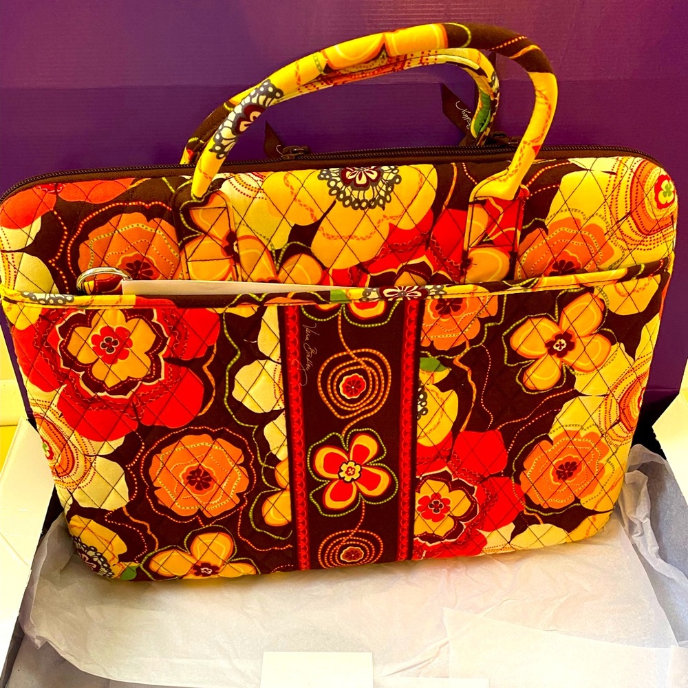 Vera Bradley lap top case.